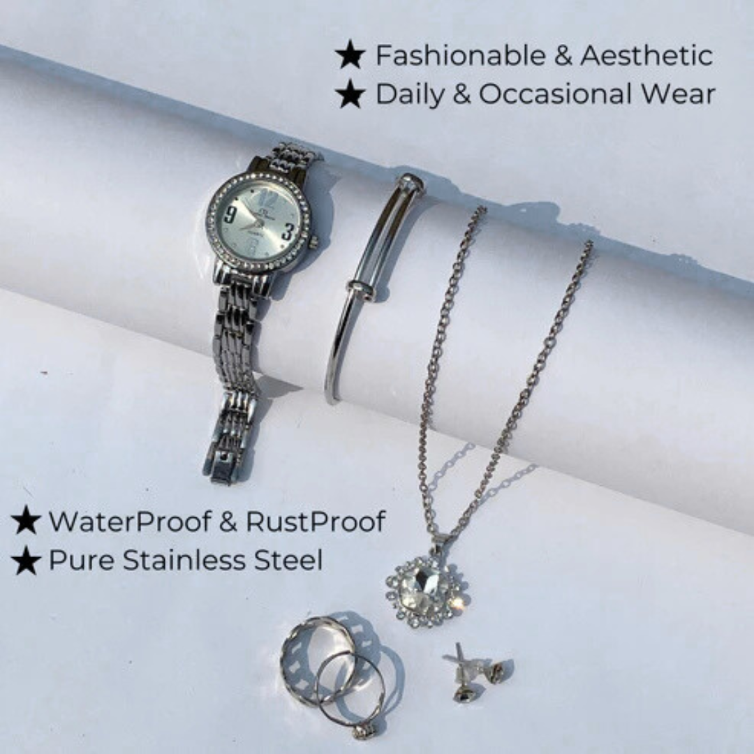 Majestic Pearl 7 PCS Jewelry Set