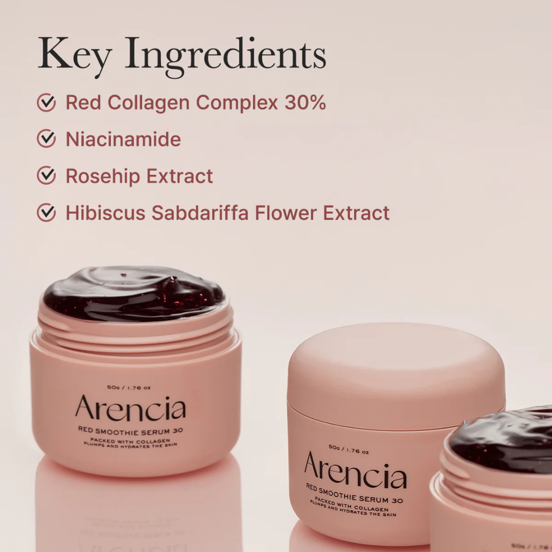 Arencia Fresh Red Glow Booster Serum - Even, Bright & Glass Skin