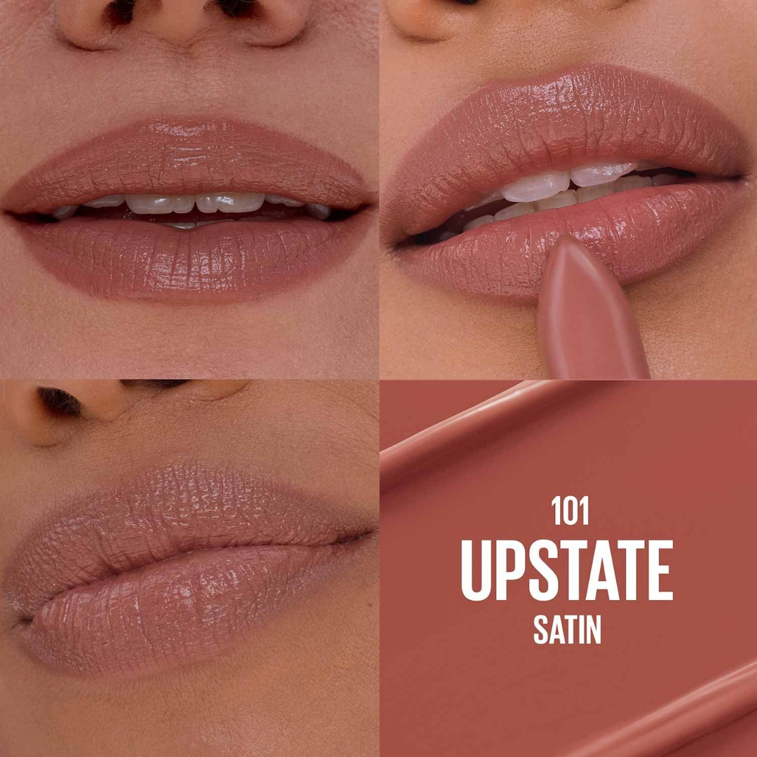 Maybelline Moisturizing Serum Lipstick – Serum Shine, Moisture Boost – Hydrating Color That Lasts – Infused with Serum – Long-Lasting, Moisturizing Lip Color