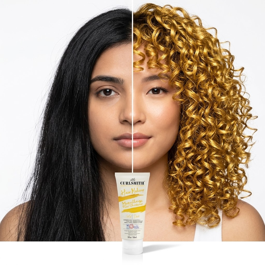 Curlsmith Hair Makeup | Temporary Color & Styling Gel | One Wash Removal | Zero Damage