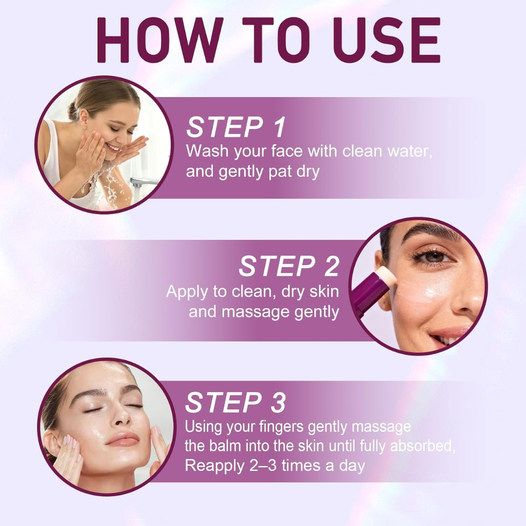 Calcium & Collagen Multi Balm Stick | Anti-Aging Wrinkle Core Stick for Eyes, Face & Neck | Deep Hydration & Firming