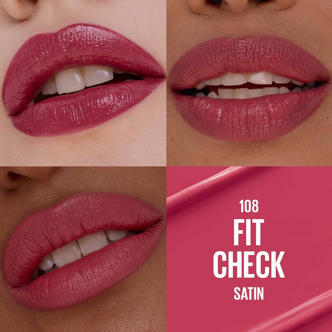 Maybelline Moisturizing Serum Lipstick – Serum Shine, Moisture Boost – Hydrating Color That Lasts – Infused with Serum – Long-Lasting, Moisturizing Lip Color