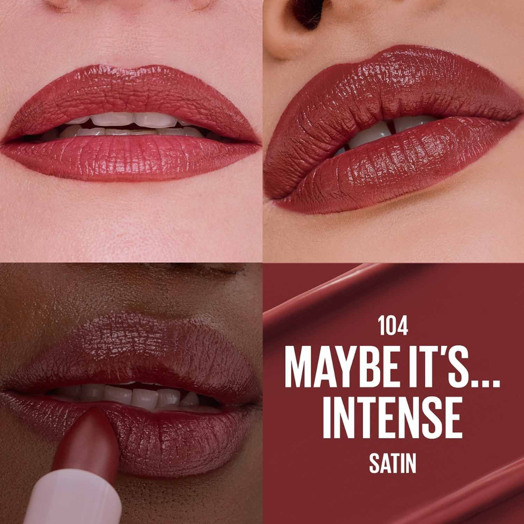 Maybelline Moisturizing Serum Lipstick – Serum Shine, Moisture Boost – Hydrating Color That Lasts – Infused with Serum – Long-Lasting, Moisturizing Lip Color