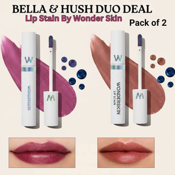 Wonderskin Wonder Blading Lip Stain Kit | 2-Step Transfer-Proof Lip Color | Long-Lasting & Smudge-Resistant