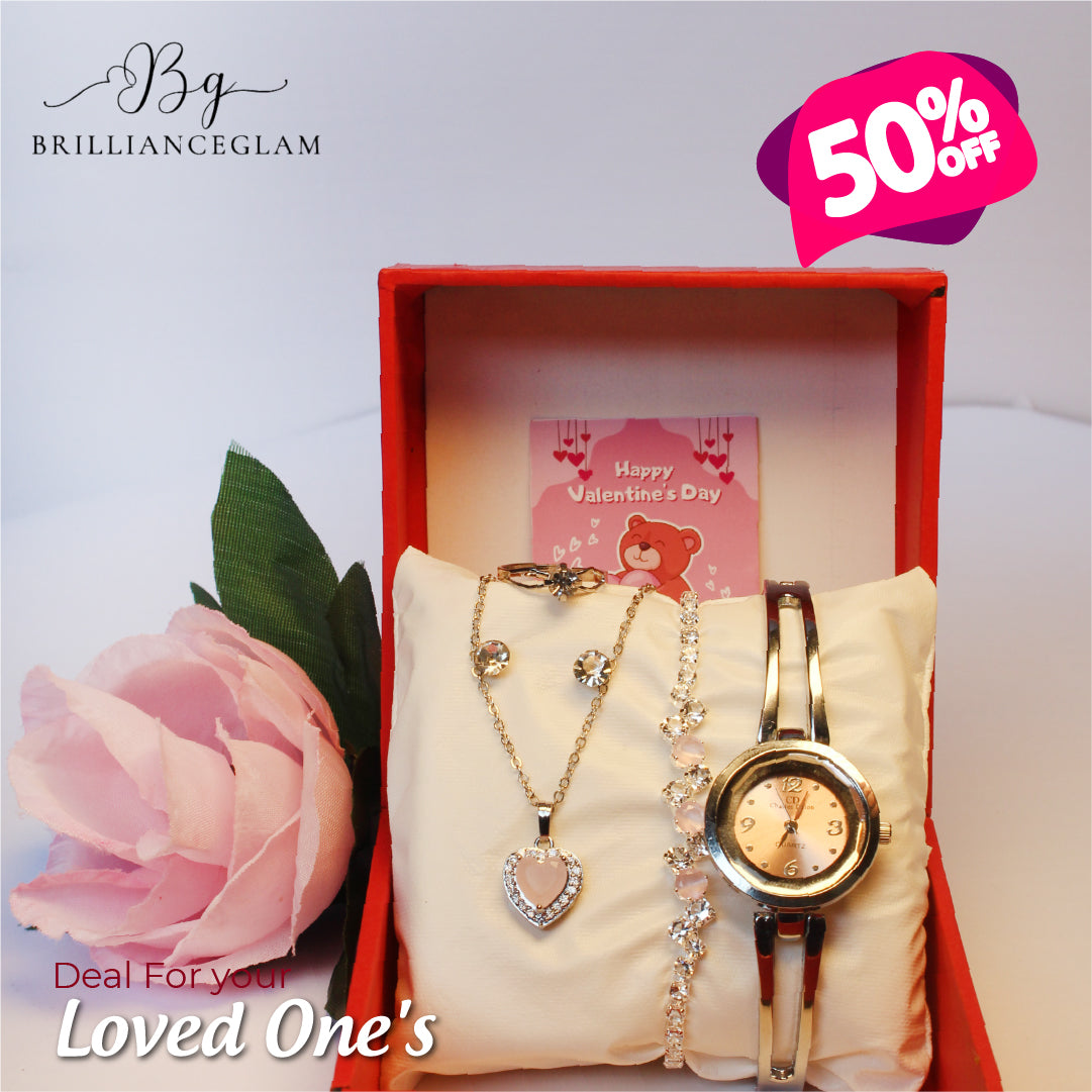 💖 6PCS Heart of Elegance Valentine's Gift Set 💖