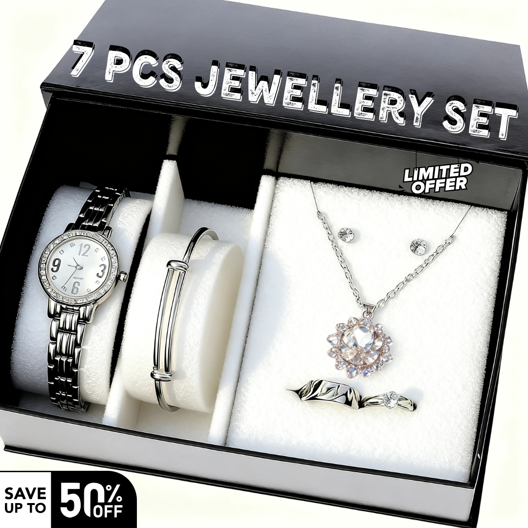 Majestic Pearl 7 PCS Jewelry Set