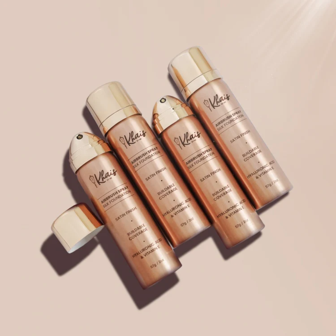 Spray Foundation By khais by NK - Full Coverage, Waterproof, 24H Stay Fresg & Glowy