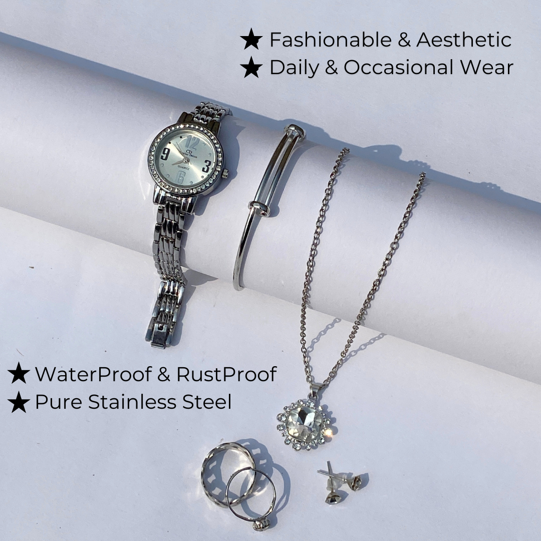 Majestic Pearl 6PCS Jewelry Set
