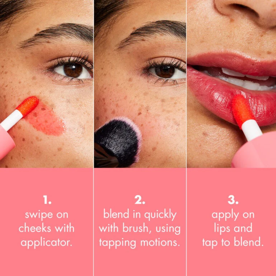 E.L.F Lip and Cheek Stain (Matte, Waterproof and 24 Hour+ lasting)