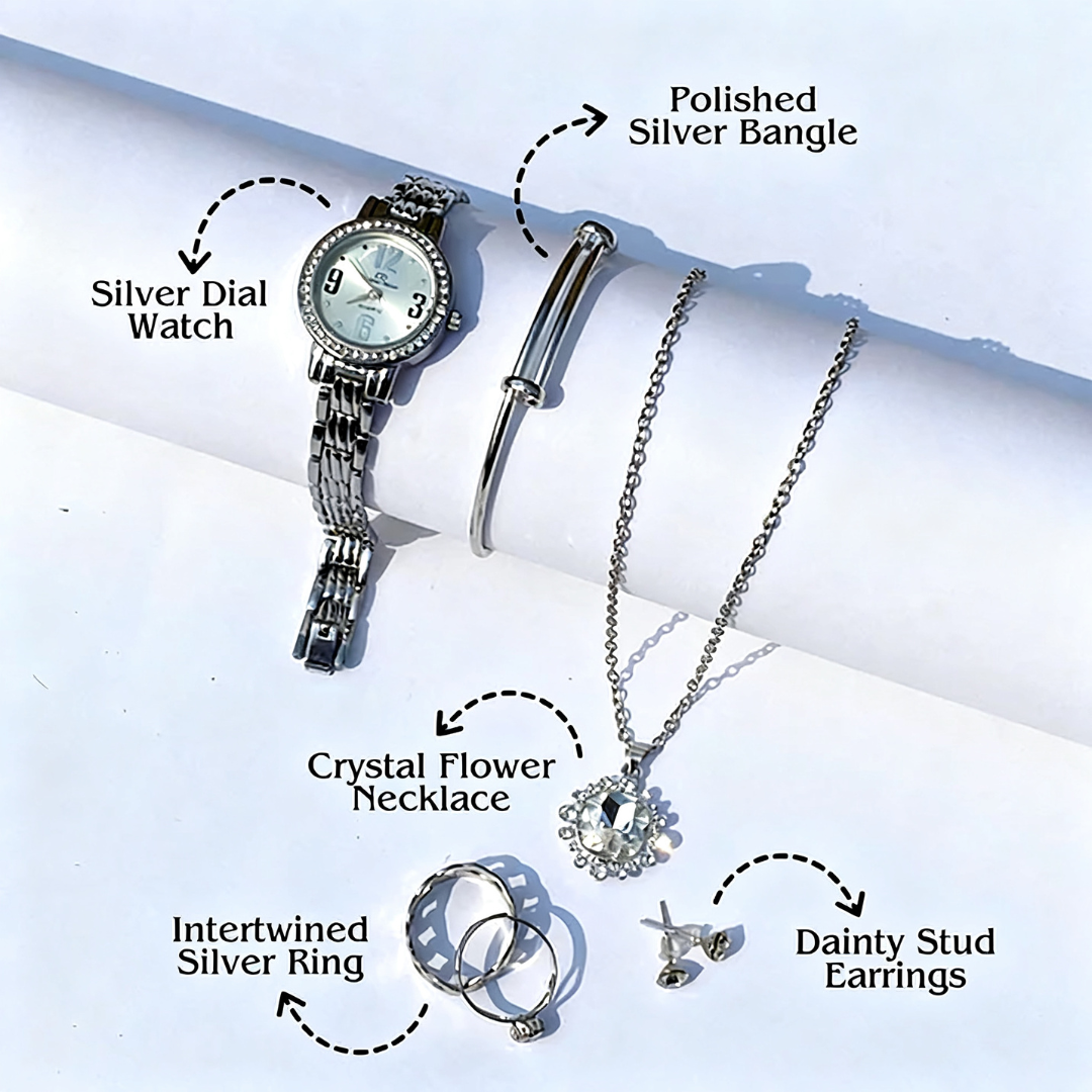 Majestic Pearl 7 PCS Jewelry Set