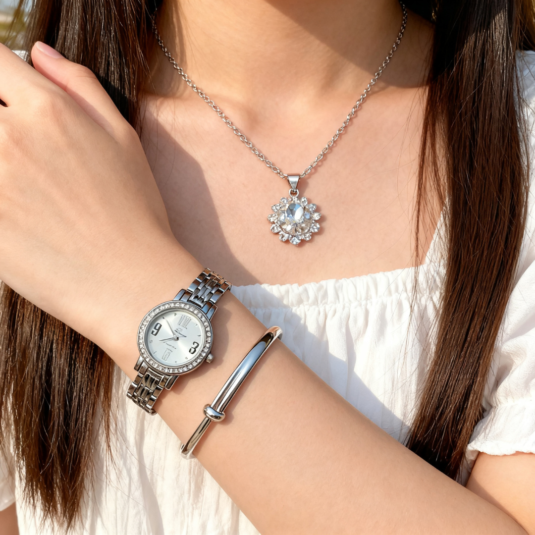 Majestic Pearl 7 PCS Jewelry Set