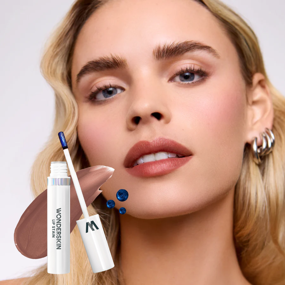 Wonderskin Wonder Blading Lip Stain Kit | 2-Step Transfer-Proof Lip Color | Long-Lasting & Smudge-Resistant