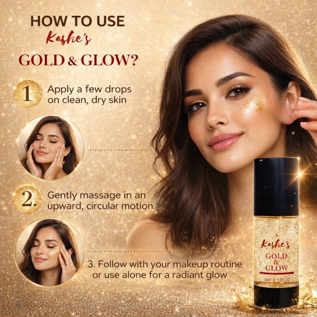 Kashes Radiance Trio Bundle | Full Coverage Foundation, 24K Gold Primer & Free Beauty Blender | Instant Glow