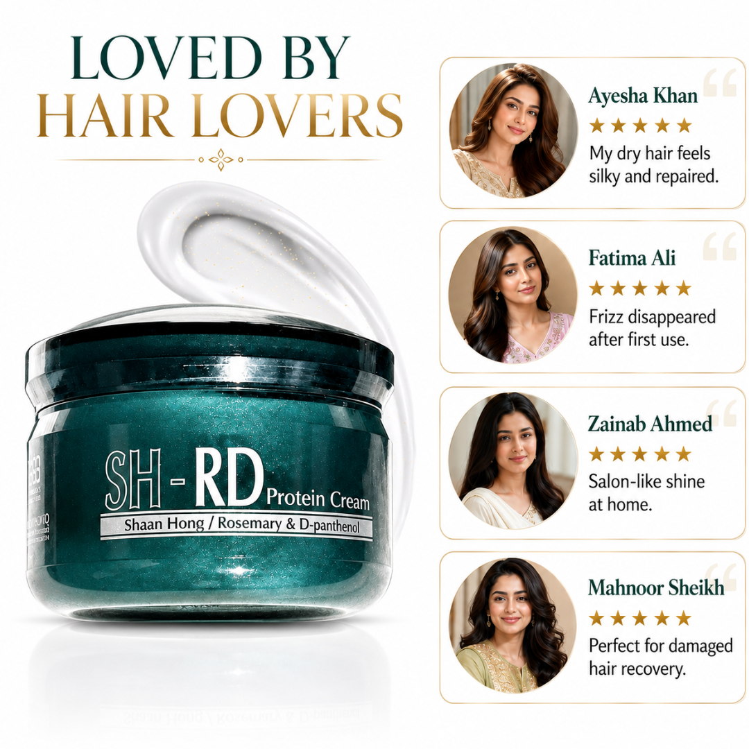 SH-RD Protein Cream – Repair Damaged Hair – Salon Secret for Silky Smooth Strands – With Rosemary & D-Panthenol – Frizz Control, Heat Protection (450°F) & Deep Conditioning – For Dry, Damaged, Frizzy Hair