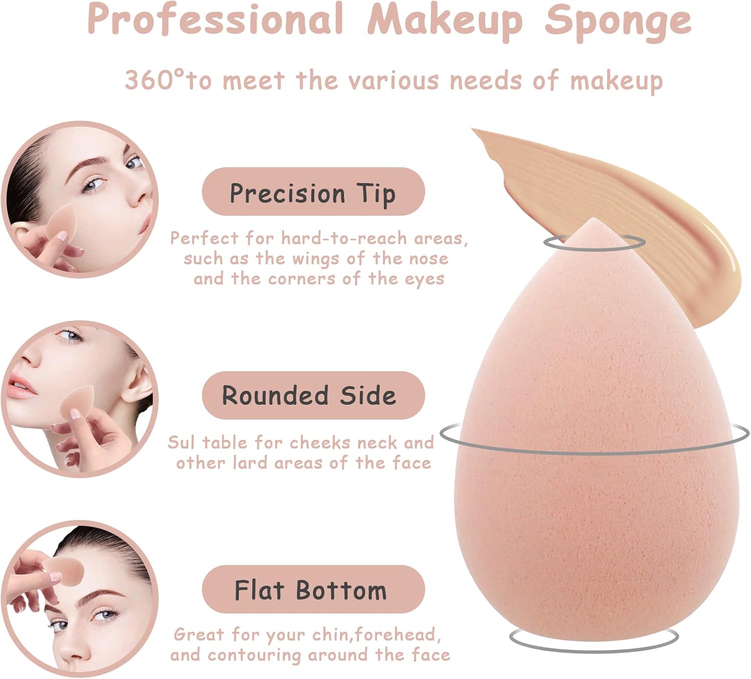 Kashes Radiance Trio Bundle | Full Coverage Foundation, 24K Gold Primer & Free Beauty Blender | Instant Glow