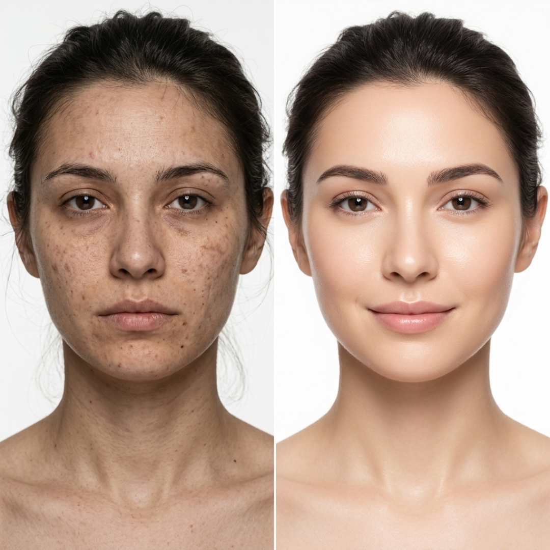 Minimalist 8% Glycolic Acid Exfoliating Toner – Exfoliate, Brighten & Smooth Skin Texture – For Face, Neck, Underarms & Feet – With Bamboo Water & Aloe Extract – Fades Pigmentation, Dark Patches, Dryness & Cracked Heels