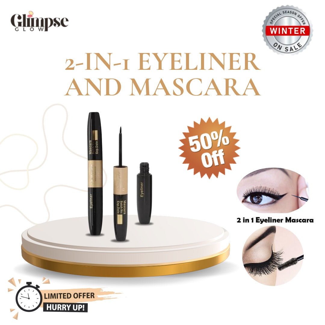 Free 2-in-1 eyeliner and Mascara