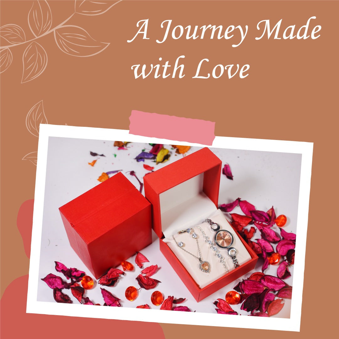 6pcs Love's embrace jewelry gift set